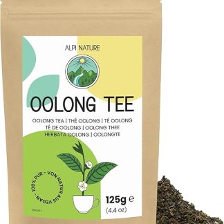 Чай улун Alpi Nature 125 г, китайский листовой чай улун, с натуральным кофеином.
