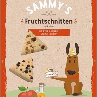 Фруктовые лакомства для собак Sammy's с яблоками и бузиной, 1 x 800 г