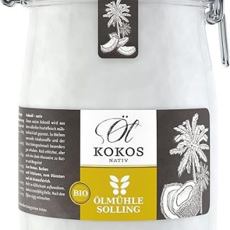 Ölmühle Solling Bio Olej Kokosowy w Słoiku, 1000 ml