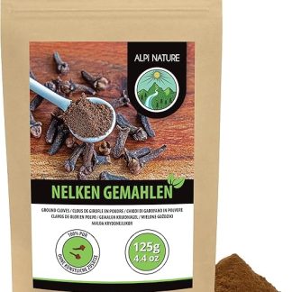Молотая гвоздика Alpi Nature 125 г, порошок гвоздики, молотая гвоздика для приготовления пищи.