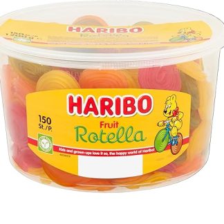 Жестяная банка для фруктовых жевательных конфет Haribo