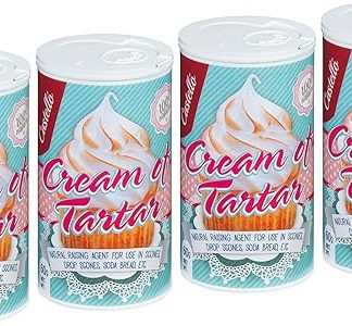 Винный камень Castello с 1907 года. 4 x 60 г = 240 г - 100% натуральный - Натуральная замена разрыхлителю - Без глютена - Без фосфатов - Подходит для кето- и палео-диеты - Без ГМО