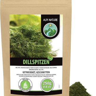 Укроп Alpi Nature, сушеный и молотый, 250 г, для солений, соусов и маринадов.