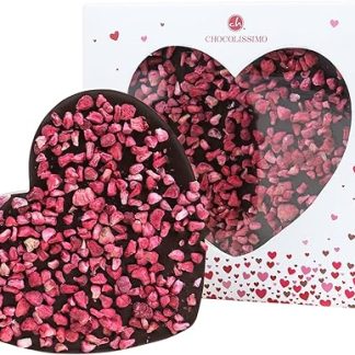 ChocoHerz - Нежный темный шоколад с малиной в форме сердечек  Шоколад  Подарок  Для женщин  Женщины  Девушки  Мама  Мамы  Матери  День святого Валентина  День рождения  День матери