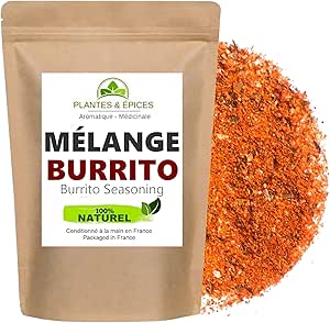 Plants & Spices - Органическая мексиканская смесь специй для буррито, 200 г - герметичный биоразлагаемый пакет для сохранения свежести.