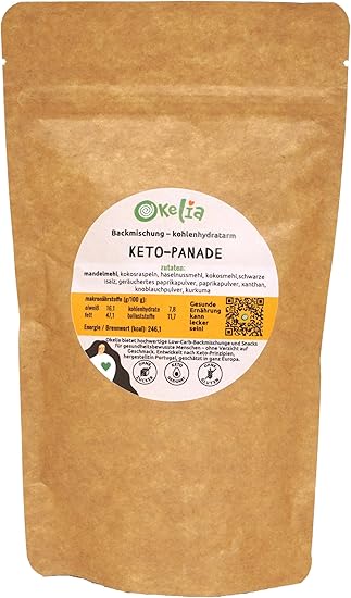 Кето-панировка и приправа для мяса Низкоуглеводная смесь для приготовления пищи, без глютена и сахара Настоящая кето-диета Подходит для диабетиков 205