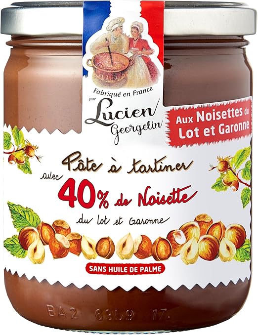Люсьен Жоржелен Паштет à tartiner aux Noisettes du Lot et Garonne, 40% слой грецкого ореха