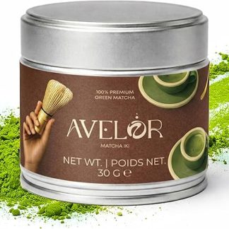 Премиум матча IKI – Чистый порошок матча (30 г) – Премиум качество – Оригинальный зеленый чай матча – Первый урожай – 100% натуральный, протестирован в лаборатории