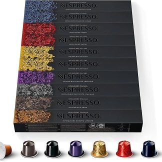 Набор Nespresso Original Italian Inspired, 100 кофейных капсул, 20 x Kazaar, 20 x Naples, Venice, Ristretto Arpeggio, Rome, Livanto