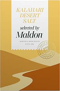 Соль Maldon Selected Kalahari Desert Salt - Отобрана нашими опытными экспертами - Натуральная крупнозернистая соль, добытая в пустыне Калахари - Идеально подходит для самых разных блюд - Фантастический вкус