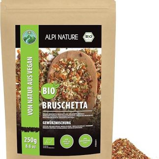 Смесь специй для брускетты Alpi Nature Organic Spicy Bruschetta Spice Mix 250 г, смесь специй чили.