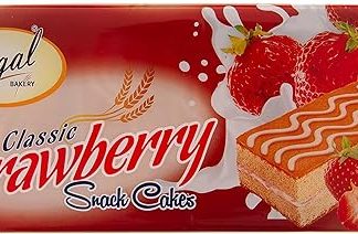 Клубничные пирожные-батончики Regal Food - 10 штук - сладкое угощение для всей семьи.