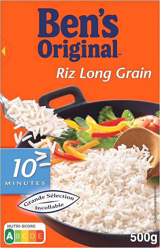 Оригинальный длиннозерный рис Бена, 10 мин., 500 г