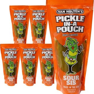 Маринованные огурцы Van Holten's Pickles - Sour Sis Pickle-In-A-Pouch - 6 шт.