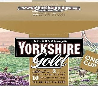 Yorkshire Gold — высококачественная смесь традиционного британского чая — из экологически чистых источников — 200 чайных пакетиков