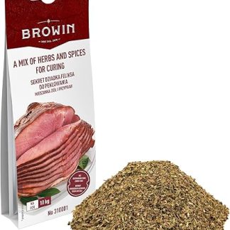 Смесь трав и специй Browin 310001 «Секрет дедушки Феликса» для засолки — 35 г, на 10 кг мяса, натуральные, ароматные универсальные травы и специи для мяса.