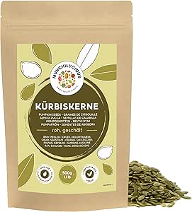 Очищенные сырые тыквенные семечки Munchilycious 500 г, кето-перекус.