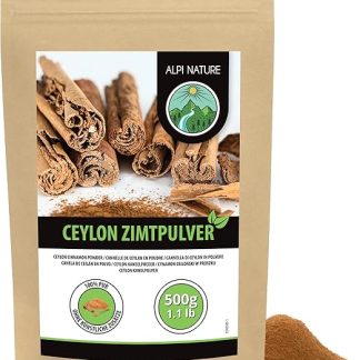 Молотая цейлонская корица Alpi Nature 500 г, молотая цейлонская корица из Шри-Ланки, порошок корицы