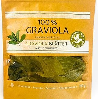 3 x 100 г листьев гравиолы, натуральные и необработанные. Свежий урожай. Саусеп. Гуанабана. Короссол.