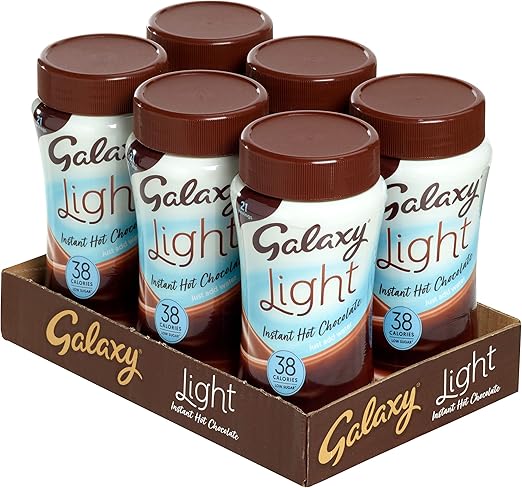 Растворимый горячий шоколад Galaxy Light 210 г (6 штук) 126 порций - низкокалорийный растворимый горячий шоколад, всего 38 калорий на порцию