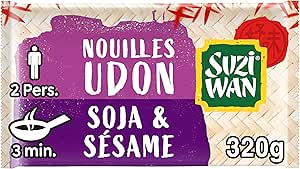 Лапша удон вок с кунжутом и соевым соусом (2 x 160 г) от SUZI WAN