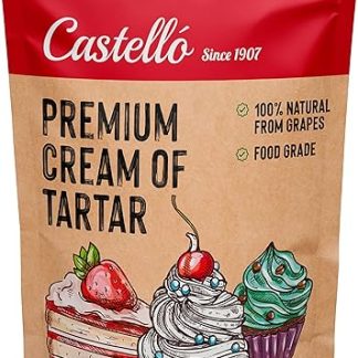 Винный камень Castello с 1907 года, 750 г - 100% натуральный - Натуральный заменитель разрыхлителя - Без глютена - Без фосфатов - Подходит для кето- и палео-диеты - Без ГМО