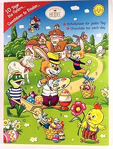 Кондитерская Heidel «Пасха в кругу друзей» – пасхальный календарь – 1 x 50 г