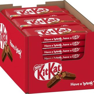 Шоколадный батончик Nestlé KitKat, молочный шоколад, упаковка из 24 штук (24 x 41,5 г)