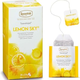 Чайный пакетик Ronnefeldt - Лимонное небо - фруктовый ароматизатор - 25 пакетиков по 2 г.