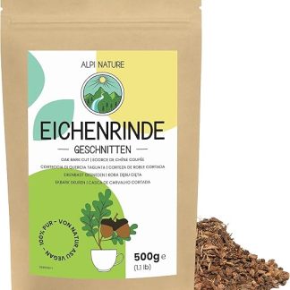 Чай из дубовой коры Alpi Nature, 500 г, сушеная и нарезанная дубовая кора для приготовления чая и настоев.