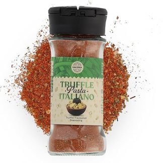 Приправа для пасты с трюфелями – Премиальная приправа с трюфелями – Создана для пасты, ризотто и итальянских блюд – Стеклянная банка (50 г)