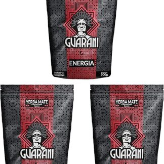 Guarani Energy 1,5 кг (3 x 500 г) Стимулирующий мате с гуараной 1500 г Высокий стимулирующий потенциал Сила натурального кофеина Чай мате из Парагвая