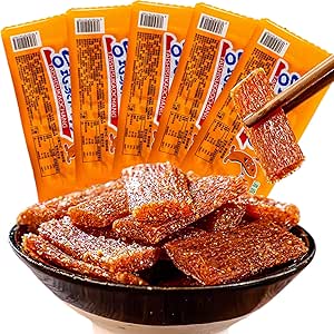 MKSDDF - Закуски латиао латиоа Китайские острые полоски Азиатские закуски Острые полоски Вегетарианские Тайваньские жареные колбаски Острые полоски Острые полоски 15 г * 5 упаковок Лапша с приправами