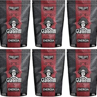 Guarani Energy 3 кг (6 x 500 г) Стимулирующий йерба мате с гуараной 3000 г Высокий стимулирующий потенциал Сила натурального кофеина Чай йерба мате из Парагвая