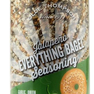 Приправа для бубликов Olde Thompson Everything Bagel с халапеньо, специями и смесью приправ, 7,2 унции.