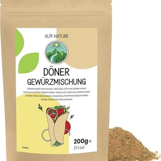 Приправа для кебаба Alpi Nature Döner 200 г, смесь специй для кебабов из курицы и баранины.