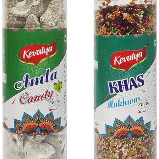 kevalya Конфеты из амлы и хас мукхвас Конфеты из амлы Сушеная амла Агресберри Натуральное освежающее средство для полости рта Вкусные и полезные конфеты из амлы - 200 x 2 г (2 штуки)