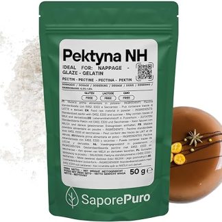 SaporePuro – NH Пектин 50 г Идеально подходит для наппажа, глазури и желе Универсальный, водорастворимый, без глютена