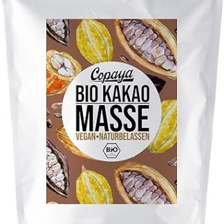 1 кг Copaya Bio Kakaomasse, какао-паста из перуанских какао-бобов сорта Criollo, нарезанная кусочками, натурального качества, предназначенная для употребления в сыром виде.