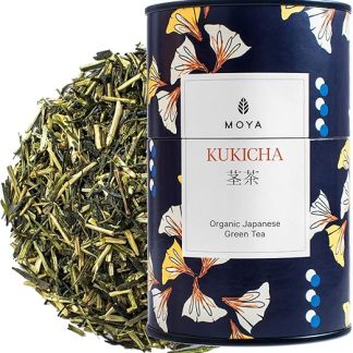 Органический чай Моя Кукича 60 г Чай из Японии Подходит для вегетарианцев и веганов В разноцветной жестяной банке