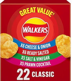 Чипсы Walkers Classic, коробка, 22 x 25 г