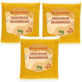 Набор из 3 банок булгура с малиной и 1 кг, полезный, натуральный.