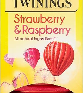 Чайные пакетики Twinings со вкусом клубники и малины в конверте - 12 x 20