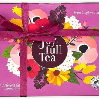 Чай в подарочной коробке, коллекция отборных черных и зеленых чаев, подарочный набор чая с подборкой лучших черных и зеленых чаев (12 x 2 г = 24 г, Joyfull Tea Box)