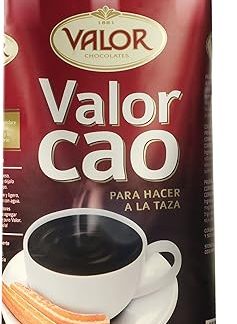 VALOR CAO Горячий густой шоколад 1 кг - шоколадный порошок