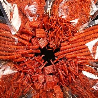 Набор закусок Food Gourmet Cubic Strips Mix Spree, напоминающий о детстве, для повседневного употребления. Большая упаковка из 4 пачек по 500 г.