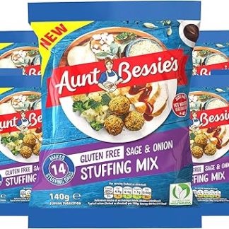 Безглютеновая смесь для начинки от Auntie Bessie с шалфеем и луком, 8 упаковок по 140 г.