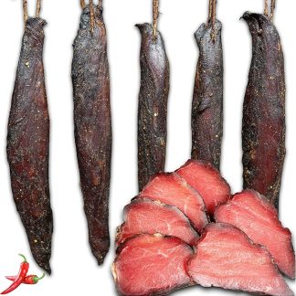 Выдержанная свиная вырезка Вудленд - маринованная в травах и выдержанная сухим способом - очень нежная и мягкая - без добавок - 2 куска по 190 г (общий вес 380 г)