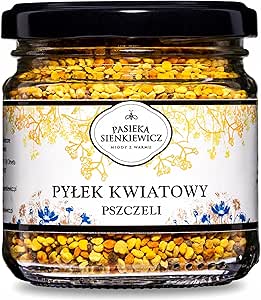 Пчелиная пыльца 125 г – натуральная добавка, источник витаминов и минералов, польская пасека из Вармии, поддержка иммунитета, 100% натуральный продукт.