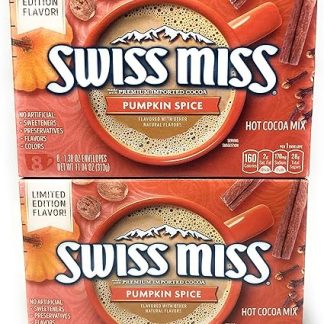 Набор из 2 пакетиков смеси для приготовления горячего шоколада Swiss Miss со вкусом тыквенных специй.